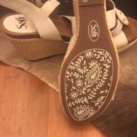 Sofft Cassidy Beige  Wedge Sz 10M New - Picture 12 of 13